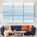 Ocean Wave Surfer Wall Art – Framed Minimal Seascape Canvas by MyGreatCanvas | Canvas Wall Art Prints | Photo Prints & Wall Decor