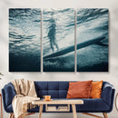 Underwater Surf Wall Art – Framed Ocean Wave Canvas Artwork, by MyGreatCanvas | Canvas Wall Art Prints | Photo Prints & Wall Decor