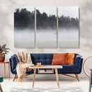 Surfer Fog Wall Art Canvas Print – Framed Foggy Beach Scene by MyGreatCanvas | Canvas Wall Art Prints | Photo Prints & Wall Decor