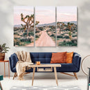 Joshua Tree Wall Art Canvas Print – Framed Desert Road Scene by MyGreatCanvas | Canvas Wall Art Prints | Photo Prints & Wall Decor