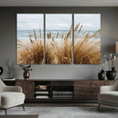 Beach Grass Wall Art Canvas Print – Framed Coastal Dunes Art by MyGreatCanvas | Canvas Wall Art Prints | Photo Prints & Wall Decor