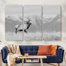 Elk Wildlife Wall Art Canvas Print – Framed Mountain Elk Art by MyGreatCanvas | Canvas Wall Art Prints | Photo Prints & Wall Decor