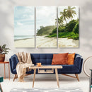 Relaxing Beach Wall Art Canvas Print – Framed Ocean View