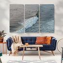 Ocean Waves Wall Art Canvas Print – Framed Coastal Serenity