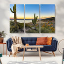 Saguaro Cactus Wall Art Canvas Print – Framed Desert Sunset by MyGreatCanvas | Canvas Wall Art Prints | Photo Prints & Wall Decor