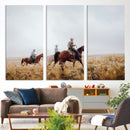 Western Cowboys Wall Art Canvas Print – Rustic Prairie by MyGreatCanvas | Canvas Wall Art Prints | Photo Prints & Wall Decor