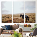Cowboy Wall Art Canvas Print – Framed Western Rustic Ranch