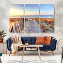 Ocean Sunset Wall Art Canvas Print – Nautical Beach