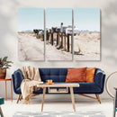 Desert Mailboxes Canvas Print – Framed Minimal Western by MyGreatCanvas | Canvas Wall Art Prints | Photo Prints & Wall Decor