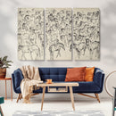 Wild Horse Stampede Wall Art Canvas Print – Monochrome by MyGreatCanvas | Canvas Wall Art Prints | Photo Prints & Wall Decor