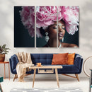Black Beauty Petal Crown Wall Art Canvas Print – Floral by MyGreatCanvas | Canvas Wall Art Prints | Photo Prints & Wall Decor