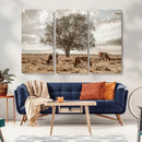 Texas Longhorn Cattle Wall Art, Rustic Western Ranch Canvas by MyGreatCanvas | Canvas Wall Art Prints | Photo Prints & Wall Decor