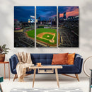 Target Field Wall Art Canvas Print – Baseball Stadium Scene, by MyGreatCanvas | Canvas Wall Art Prints | Photo Prints & Wall Decor