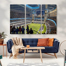 Chicago Dome Stadium Wall Art Canvas Print – Framed Modern