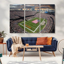 Chicago Bears Soldiers Field Wall Art Canvas Print – Framed