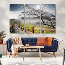 Sakura Cherry Blossom Pathway Canvas Wall Art – Tranquil by MyGreatCanvas | Canvas Wall Art Prints | Photo Prints & Wall Decor