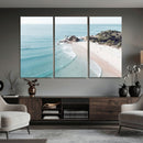 Aerial Beach Wall Art Canvas Print, Coastal Ocean Waves and by MyGreatCanvas | Canvas Wall Art Prints | Photo Prints & Wall Decor