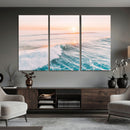 Sunset Surfing Wall Art Canvas Print, Ocean Wave Surfer with by MyGreatCanvas | Canvas Wall Art Prints | Photo Prints & Wall Decor