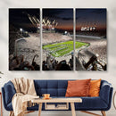 Epic Night Football Stadium Wall Art Canvas Print, Fireworks by MyGreatCanvas | Canvas Wall Art Prints | Photo Prints & Wall Decor