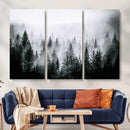 Foggy Pine Forest Canvas Wall Art by MyGreatCanvas | Canvas Wall Art Prints | Photo Prints & Wall Decor