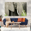 Wild Elephant Wall Art Canvas Print by MyGreatCanvas | Canvas Wall Art Prints | Photo Prints & Wall Decor