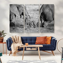 Wild Elephant Wall Art Canvas Print by MyGreatCanvas | Canvas Wall Art Prints | Photo Prints & Wall Decor