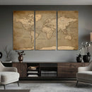 World Map Canvas Print – Framed Travel Map Wall Art for by MyGreatCanvas | Canvas Wall Art Prints | Photo Prints & Wall Decor