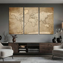 Colorful Watercolor World Map Canvas Wall Art – Framed by MyGreatCanvas | Canvas Wall Art Prints | Photo Prints & Wall Decor