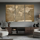 World Map Wall Art Canvas Print, Framed Map Art Picture by MyGreatCanvas | Canvas Wall Art Prints | Photo Prints & Wall Decor