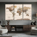 World Map Canvas Print – Framed Detailed Map of the World by MyGreatCanvas | Canvas Wall Art Prints | Photo Prints & Wall Decor