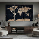 Grunge Wall Art World Map Canvas Print by MyGreatCanvas | Canvas Wall Art Prints | Photo Prints & Wall Decor