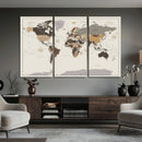 World Map Wall Art Print by MyGreatCanvas | Canvas Wall Art Prints | Photo Prints & Wall Decor