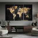 World Map Canvas Wall Art with Famous Landmarks – Framed by MyGreatCanvas | Canvas Wall Art Prints | Photo Prints & Wall Decor