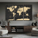 World Map Canvas Print – Detailed Map of the World Wall Art by MyGreatCanvas | Canvas Wall Art Prints | Photo Prints & Wall Decor