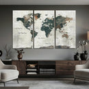 World Map Canvas Print – Framed Travel Map Wall Art for by MyGreatCanvas | Canvas Wall Art Prints | Photo Prints & Wall Decor