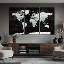 World Map Canvas Print – Framed Push Pin Wall Art, Color by MyGreatCanvas | Canvas Wall Art Prints | Photo Prints & Wall Decor