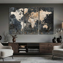 World Map Canvas Print – Detailed Map of the World Wall Art by MyGreatCanvas | Canvas Wall Art Prints | Photo Prints & Wall Decor