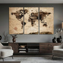 World Map Wall Art Canvas Print by MyGreatCanvas | Canvas Wall Art Prints | Photo Prints & Wall Decor