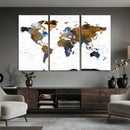World Map Wall Art Canvas Print, Modern Decorative Framed by MyGreatCanvas | Canvas Wall Art Prints | Photo Prints & Wall Decor