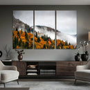 Autumn Forest Wall Art Canvas Print, Foggy Mountain by MyGreatCanvas | Canvas Wall Art Prints | Photo Prints & Wall Decor