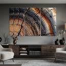 Abstract Tree Ring Wall Art Print – Natural Rustic Wood by MyGreatCanvas | Canvas Wall Art Prints | Photo Prints & Wall Decor