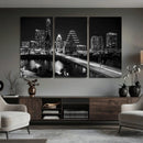 Austin Skyline Wall Art Canvas Print, Austin Downtown Night by MyGreatCanvas | Canvas Wall Art Prints | Photo Prints & Wall Decor