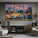Baltimore Skyline Wall Art Canvas Print, Baltimore Downtown by MyGreatCanvas | Canvas Wall Art Prints | Photo Prints & Wall Decor