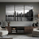 Chicago Wall Art Canvas Print, Chicago City Downtown Night by MyGreatCanvas | Canvas Wall Art Prints | Photo Prints & Wall Decor