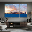 Chicago Wall Art Canvas Print - Chicago City Downtown Night by MyGreatCanvas | Canvas Wall Art Prints | Photo Prints & Wall Decor