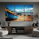 Fishing Boats Wall Art Canvas Print, Coastal Boat Beach by MyGreatCanvas | Canvas Wall Art Prints | Photo Prints & Wall Decor