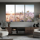 Lavender Field Wall Art Canvas Print, Butterfly Floral by MyGreatCanvas | Canvas Wall Art Prints | Photo Prints & Wall Decor