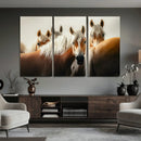 Wild Horse Herd Wall Art Canvas Print, Natural Horse by MyGreatCanvas | Canvas Wall Art Prints | Photo Prints & Wall Decor