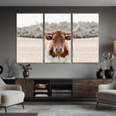 Texas Longhorn Bull Wall Art Canvas Print, Rustic Western by MyGreatCanvas | Canvas Wall Art Prints | Photo Prints & Wall Decor