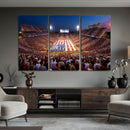 Oklahoma Memorial Stadium Wall Art Canvas Print – Oklahoma